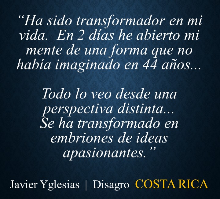 TESTIMONIALES - Frank Gamez Consulting - Programa de Estrategia, Creativdad, Pensamiento Disruptivo de Frank Gamez Consulting, Business Catalyst