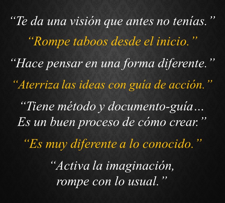 TESTIMONIALES - Frank Gamez Consulting - Programa de Estrategia, Creativdad, Pensamiento Disruptivo de Frank Gamez Consulting, Business Catalyst